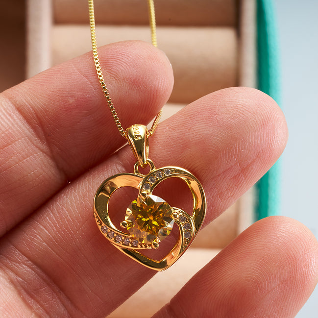 Moissanite Pendant Necklace