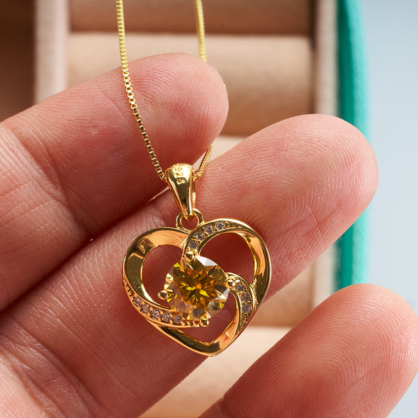 Moissanite Pendant Necklace